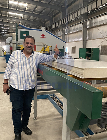 china pu sandwich panel machine for sale