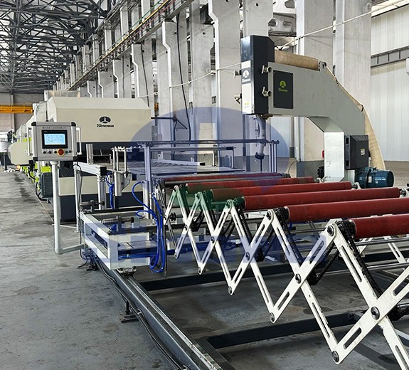 聚氨酯夹芯板生产线,彩钢夹芯板生产线,夹芯板机器,夹芯板生产设备,连续式夹芯板流水线